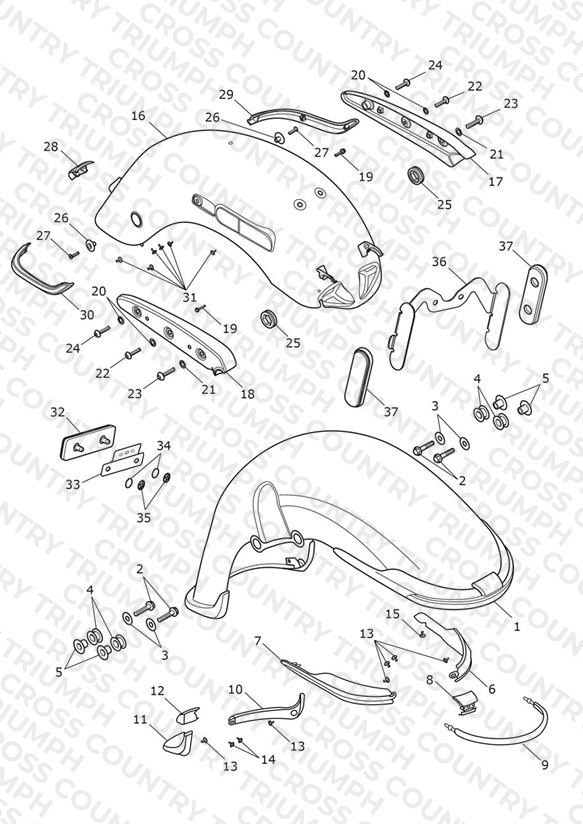 Mudguards - 738585 >