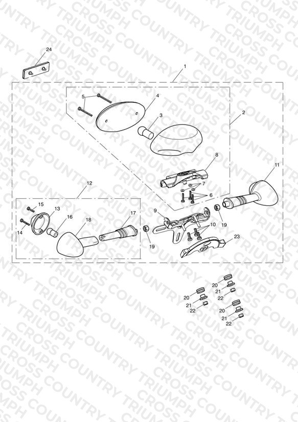 Rear Light & Indicator Assy 469051 >