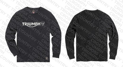 BETTMANN L/S WAFFLE BLACK T-SHIRT