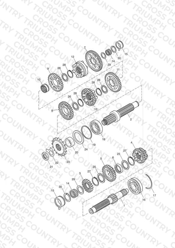 Transmission ENG NO 179829 » - Bonneville T100
