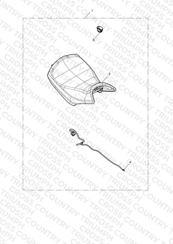 Rider Seat, Heated Kit, Low