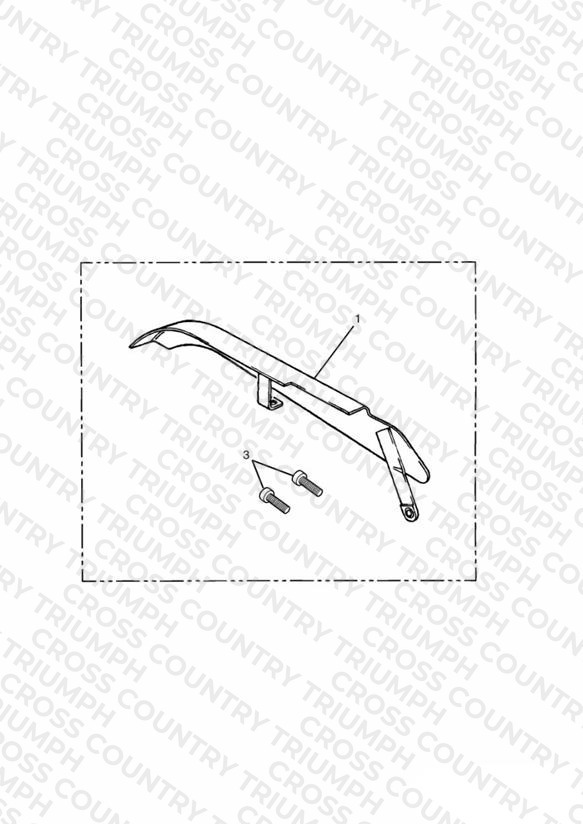 Chrome Chain Guard (up to VIN 71698)