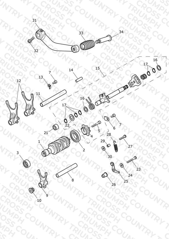 Gear Selectors & Pedal