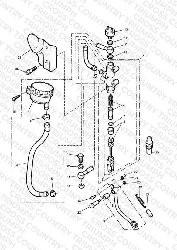 Rear Brake Master Cylinder