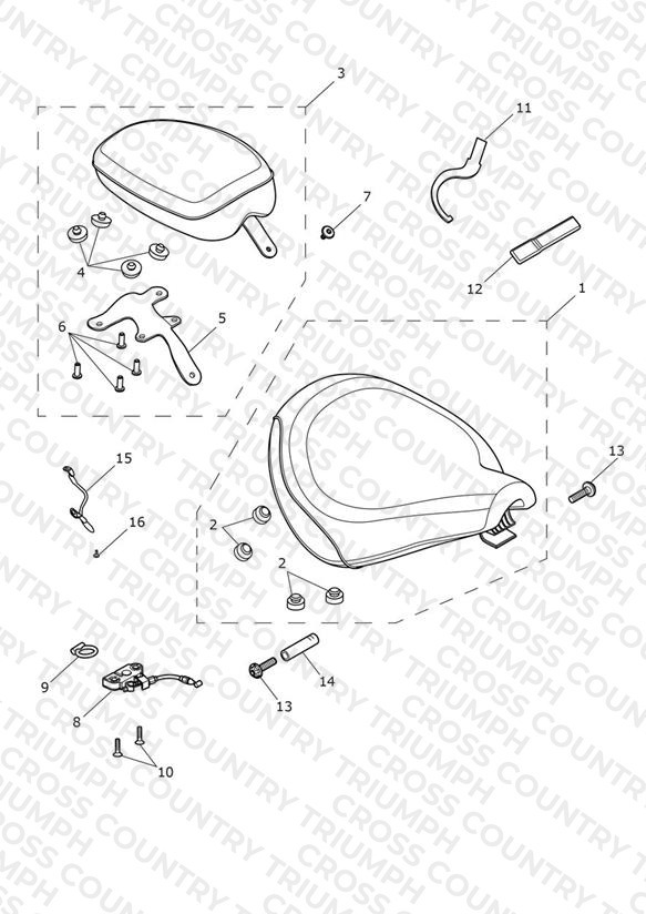 Seat Assy & Toolkit