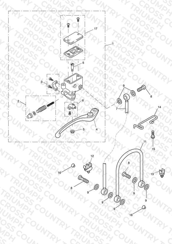 Front Brake Master Cylinder & Hoses