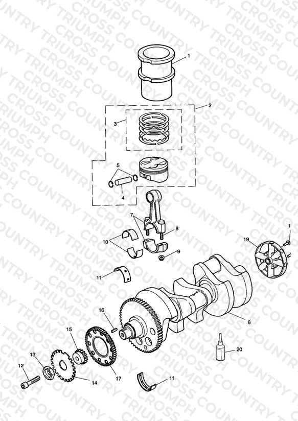 Crankshaft/Conn Rod/Pistons and Liners