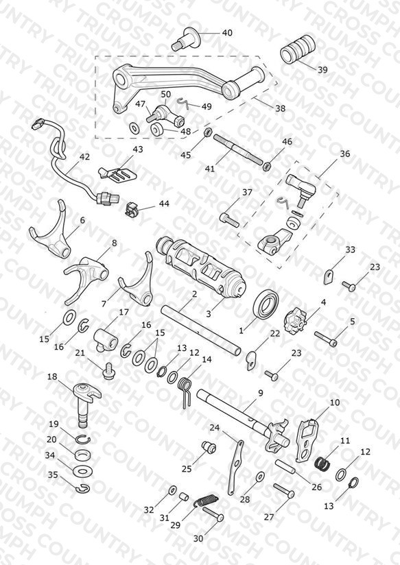 Gear Selectors & Pedal