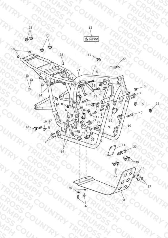 Main Frame & Fittings; 606027 > **See Tech News 149**
