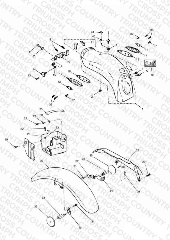Mudguards/Chainguard/Battery Box