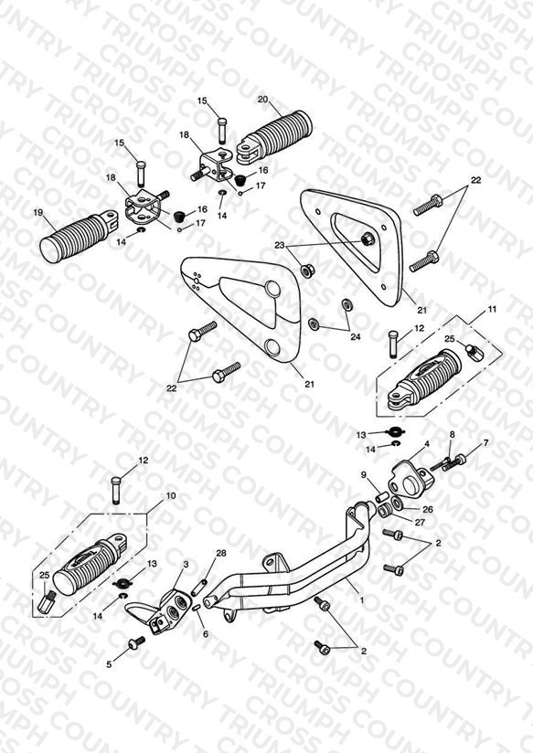 Footrests & Mountings