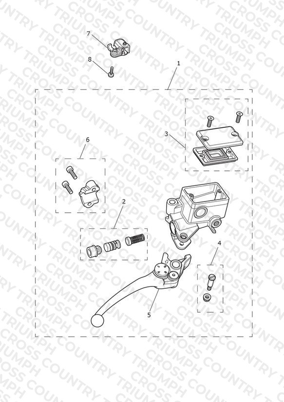 Front Brake Master Cylinder & Hoses