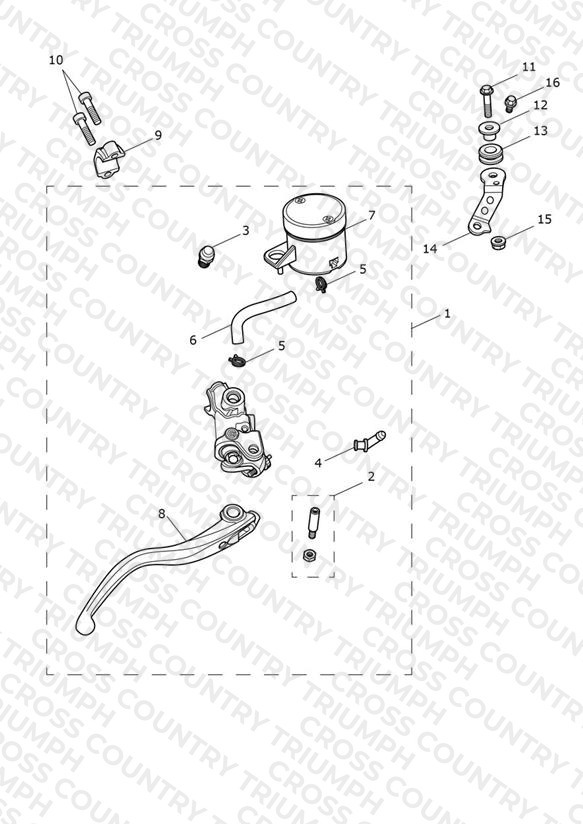 Front Brake Master Cylinder & Hoses