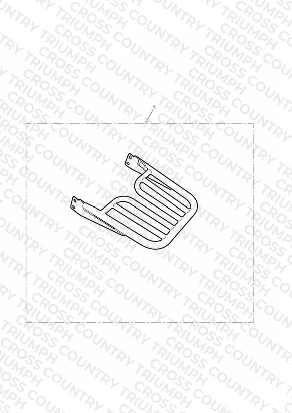 Chrome Luggage Rack