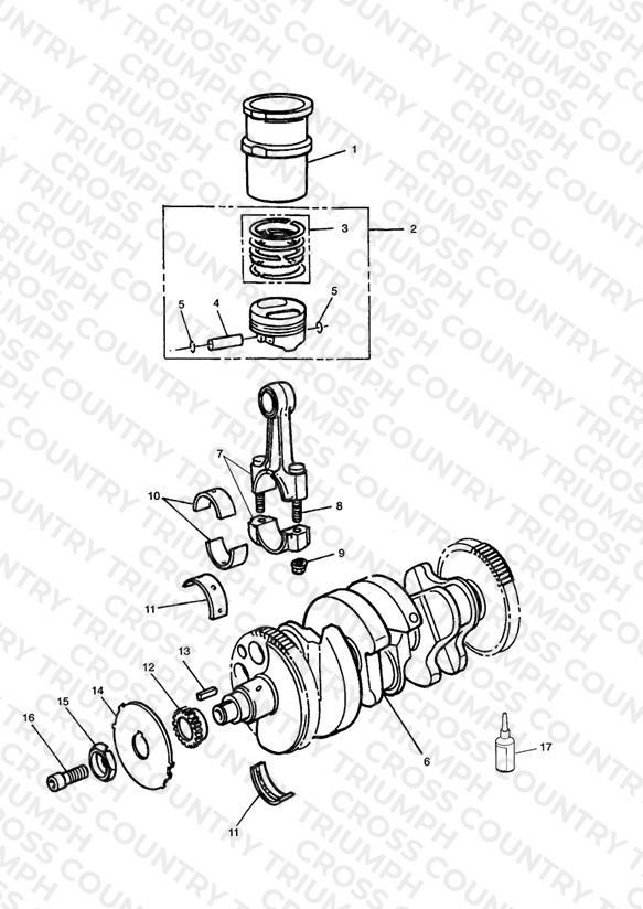 Crankshaft/Conn Rod/Pistons and Liners