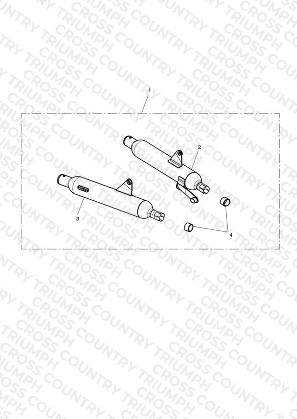 Silencer, Pair, Homologation, Black