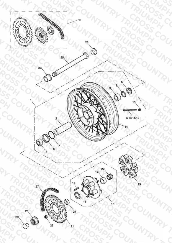 Rear Wheel/Final Drive >281465-F2 / 279278-F4