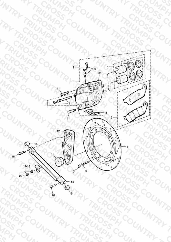 Rear Brake Disc and Caliper