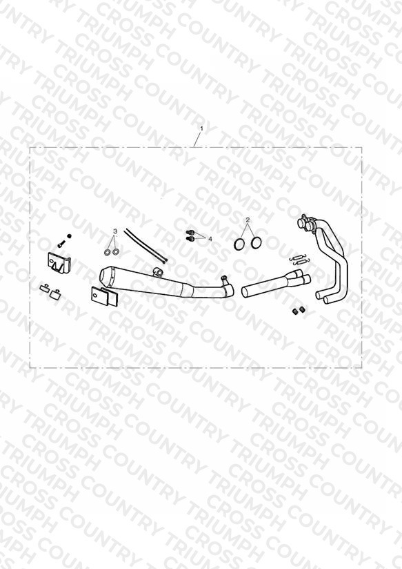 Exhaust System Assy, Arrow 2:1