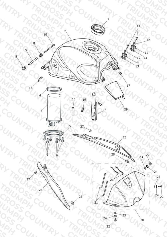 Fuel Tank/Fuel Pump Fittings