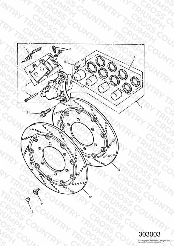 Front Brake Caliper & Disc 9083 »