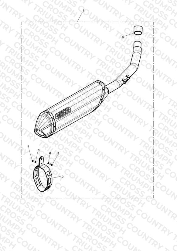 Silencer, Slip On Assy, Arrow