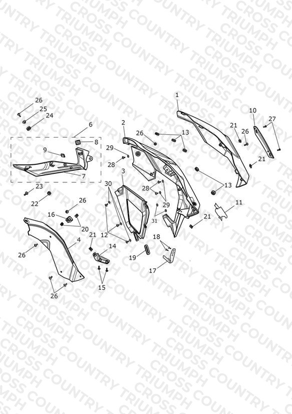 Fairings, LH