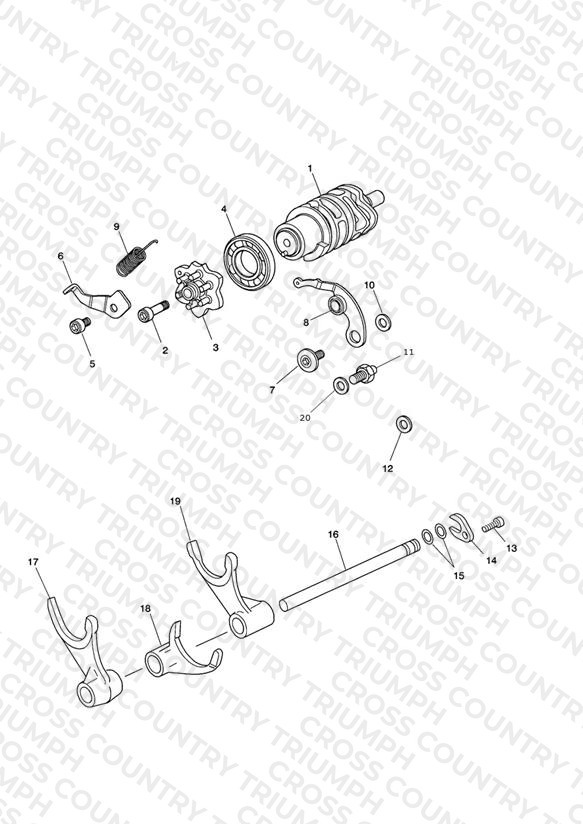 Gear Selector Drum > Eng 563846