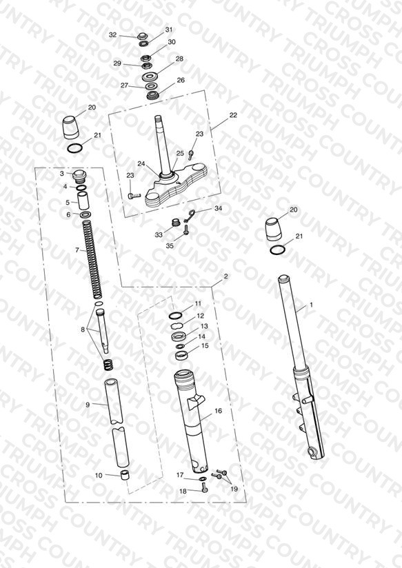 Front Forks & Lower Yoke 469051 >