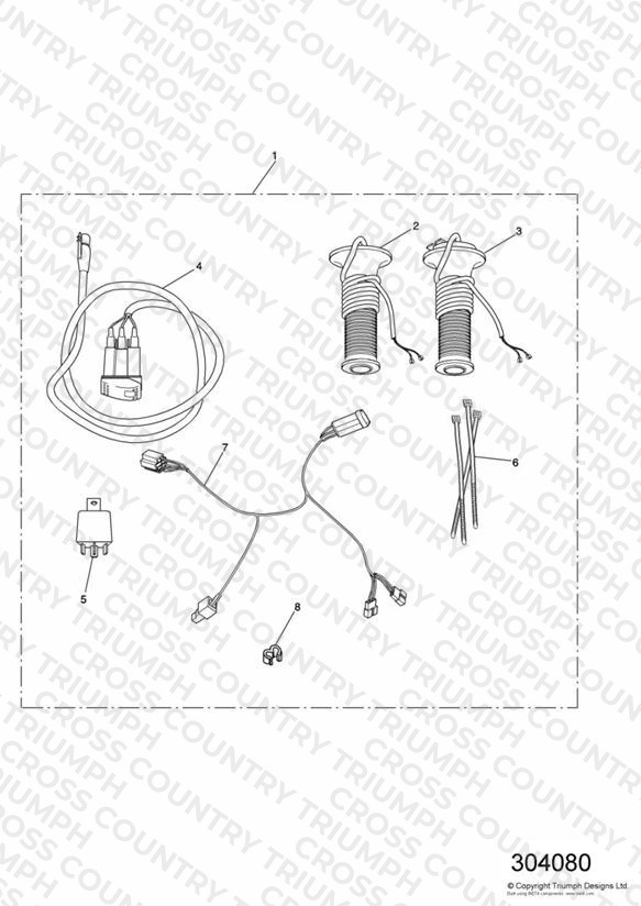 Heated Handlebar Grips DE,ES,IT,JP,NL,SE & UK 186151 »