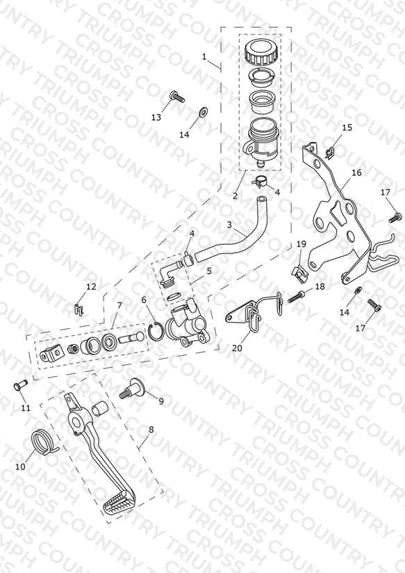 Rear Brake Master Cylinder
