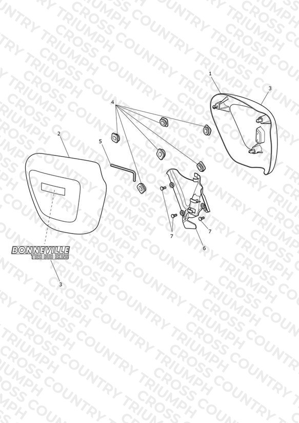 Side Fairing Panels - Bud Ekins Edition