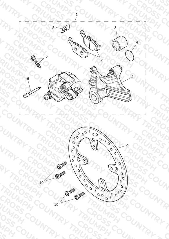Rear Caliper & Disc