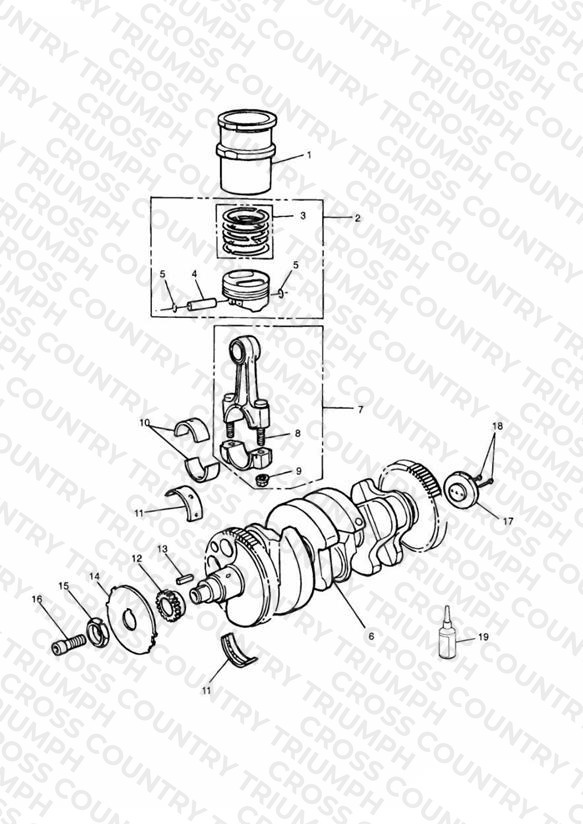 Crankshaft/Conn Rod/Pistons and Liners