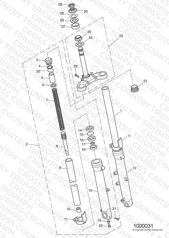 Front Forks & Lower Yoke