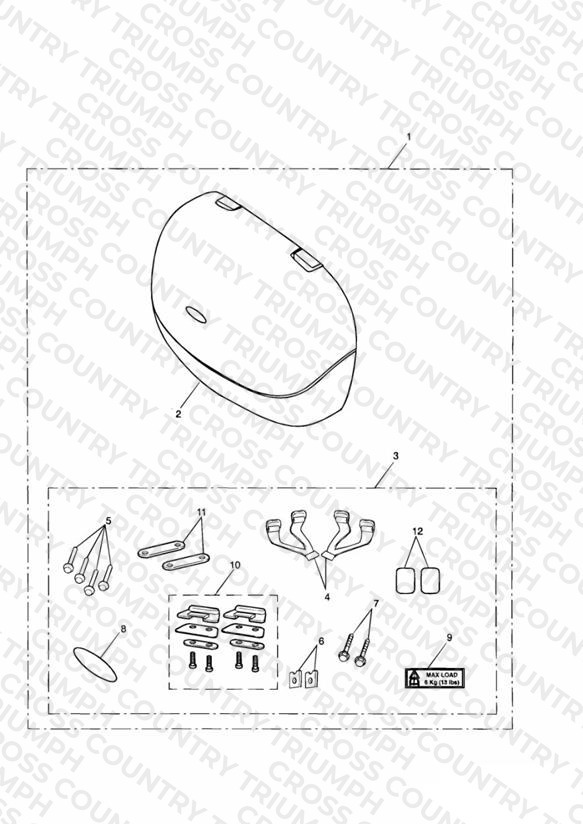 Outer Pannier Kit, LH