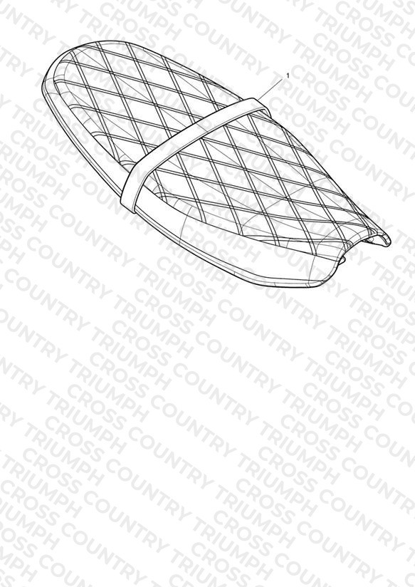 Seat Assembly, Quilted, Black