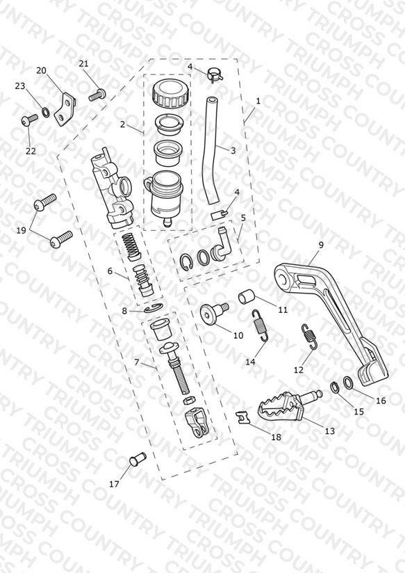 Rear Brake Master Cylinder