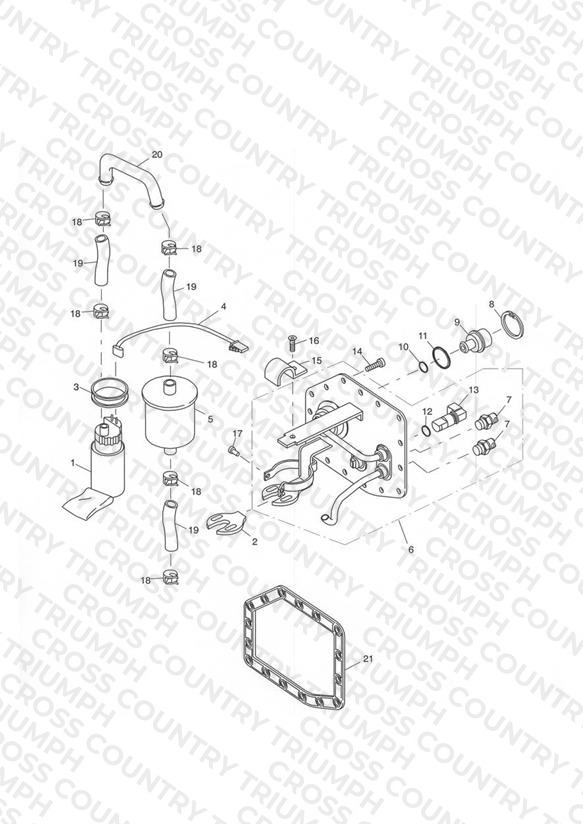 Fuel Pump & Filter > Eng No 207446