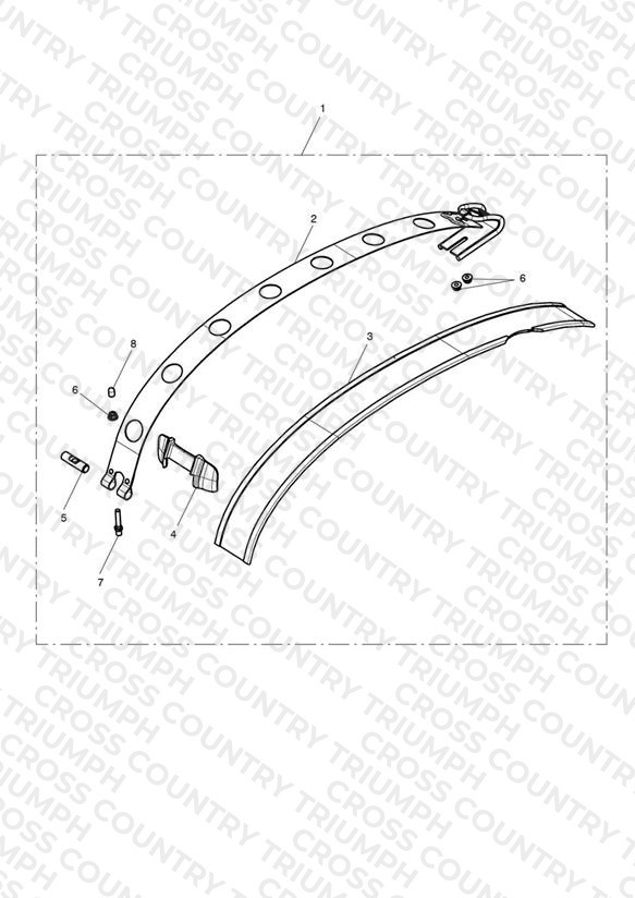 Leather Tank Strap Kit, Black