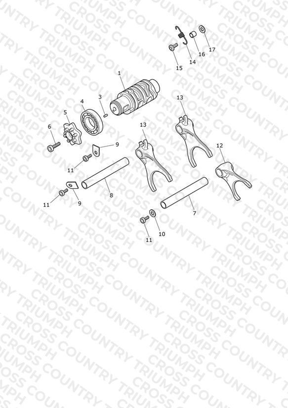 Gear Selector Drum