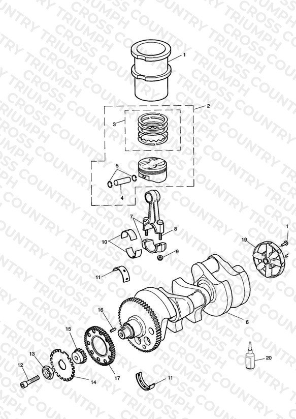 Crankshaft/Conn Rod/Pistons and Liners
