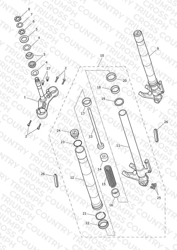 Front Forks & Lower Yoke