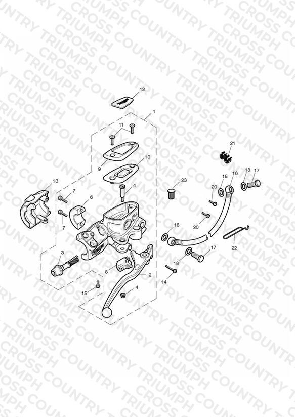 Front Brake Master Cylinder & Hoses