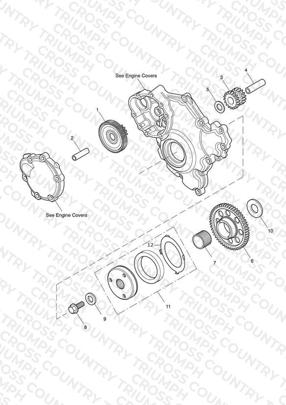 Starter Drive Gears - Eng No 491324 >
