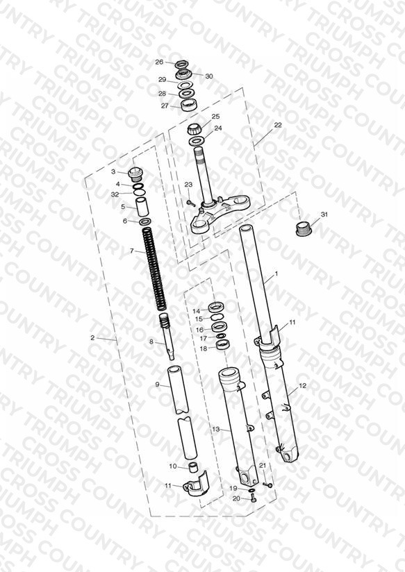 Front Forks & Lower Yoke