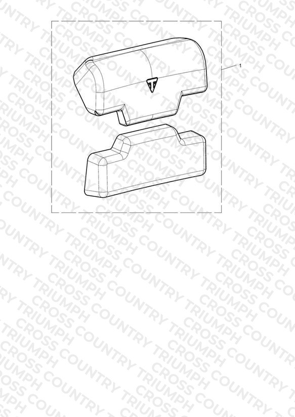 Top Box, Back Rest Kit, Exp