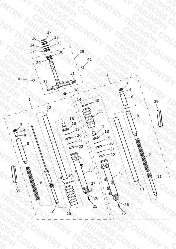 Front Forks & Lower Yoke
