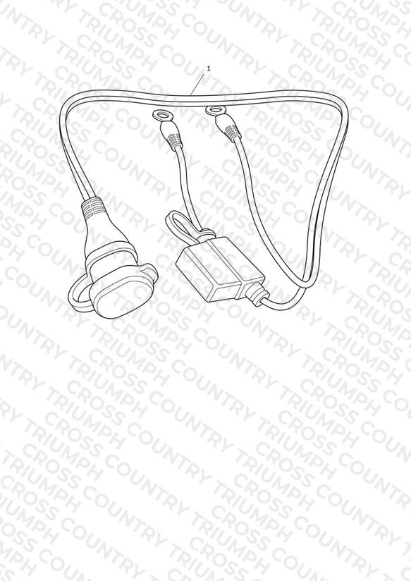 Battery Connector Lead, Ring Terminals