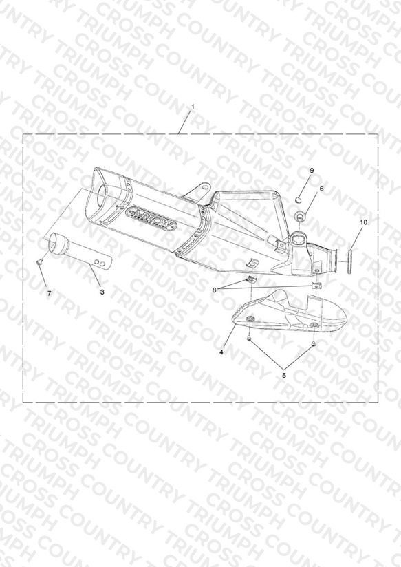 Silencer, Slip On, Arrow, UC - USCal Only
